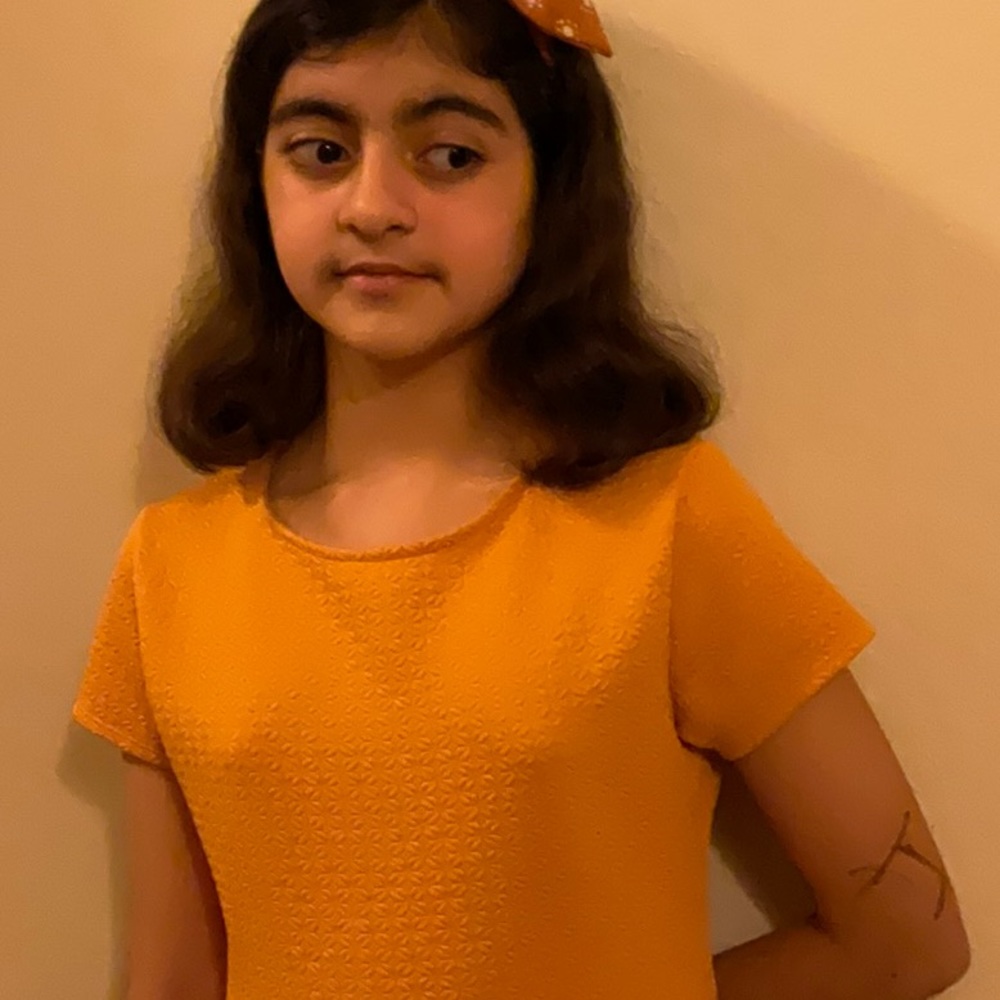 Yellow dress